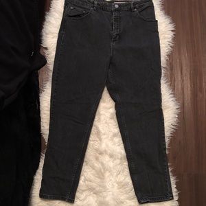 Asos Black Skinny Mom Jeans